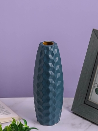 Ваза пластиковая H22,8 х D4,3х6см AS3537 синий