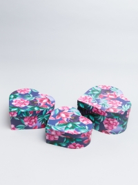 Коробка Сердце набор из 3шт 25,5х24х12см W5241-18