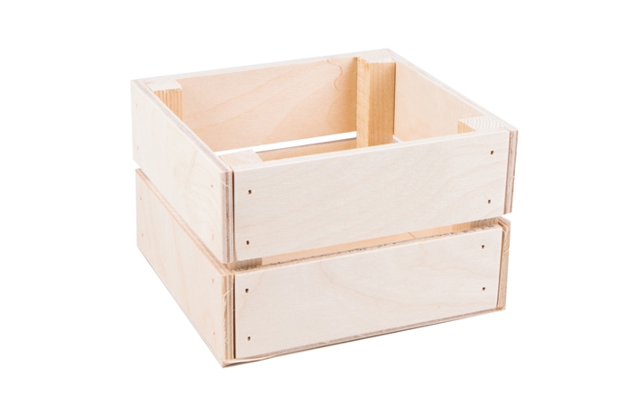 Ящик деревянный 13х12хh8см натуральный Ящик деревянный 13х12хh8см натуральный