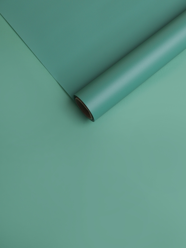 Пленка матовая 60см х 10м  на втулке виридиан