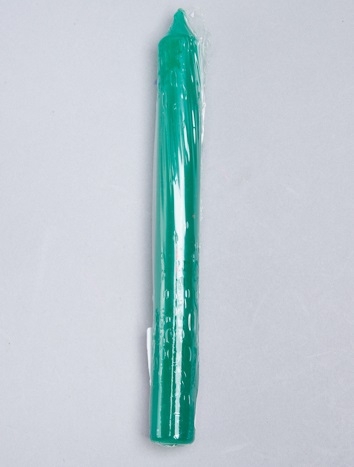 Свеча столовая 18х170мм зеленый Свеча столовая 18х170мм зеленый