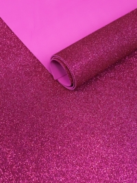 Фоамиран глиттерный 60х70см 1,8мм 1лист. малиновый