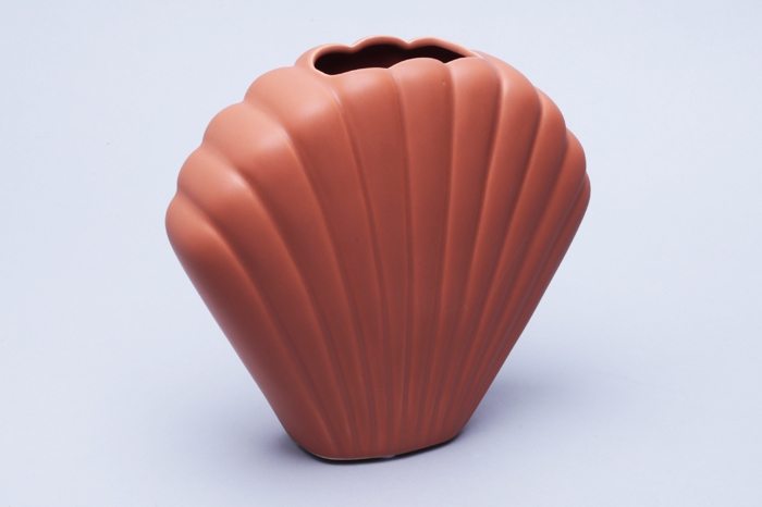 Ваза керамика 19.5х7.3х18.2см ракушка HP577-1BN Ваза керамика 19.5х7.3х18.2см ракушка HP577-1BN