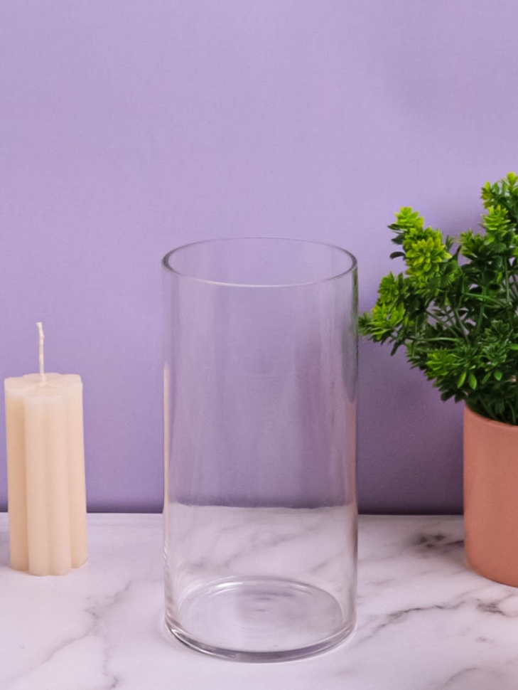 Ваза стекло Трубка H20 D10см К Ваза стекло Трубка H20 D10см К