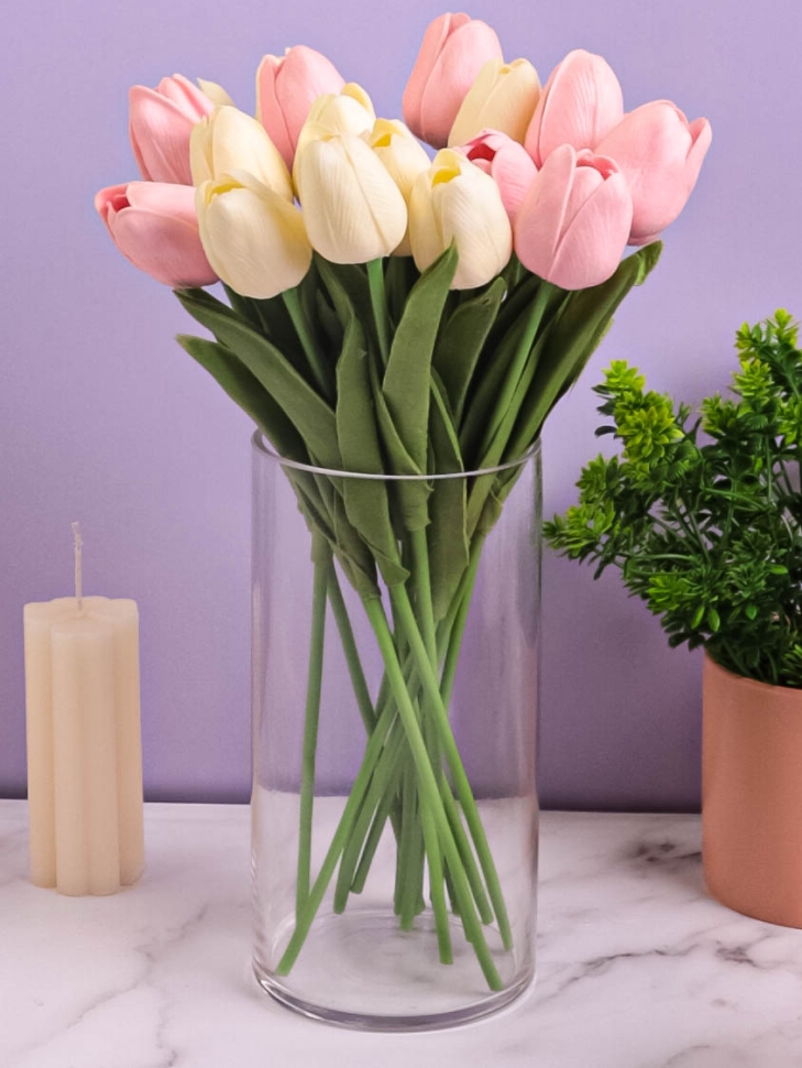 Ваза стекло Трубка H20 D10см К Ваза стекло Трубка H20 D10см К