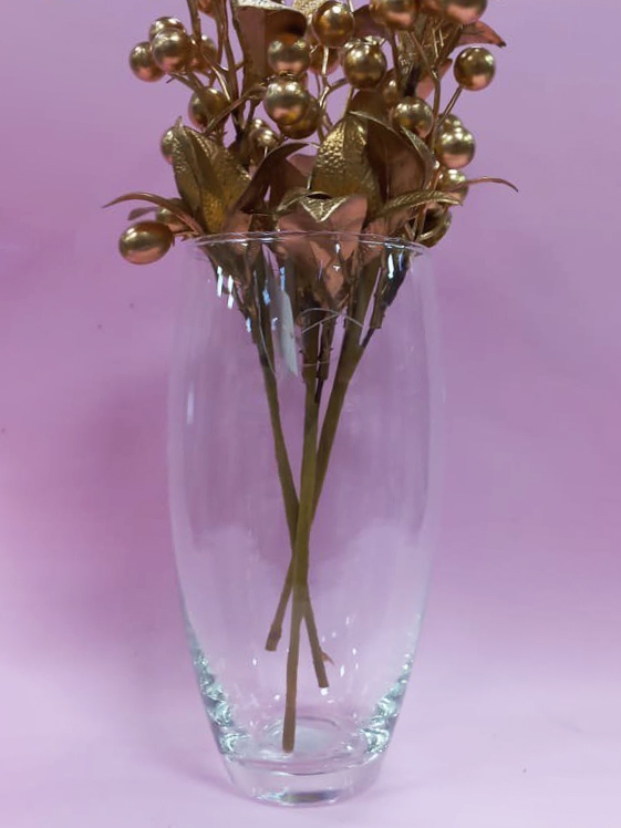 Ваза стекло 2941 Малага D10,5хH20см