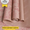 Бумага крафт 70г/м2. 72см х10м вьюнок полевой розовый Бумага крафт 70г/м2. 72см х10м вьюнок полевой розовый