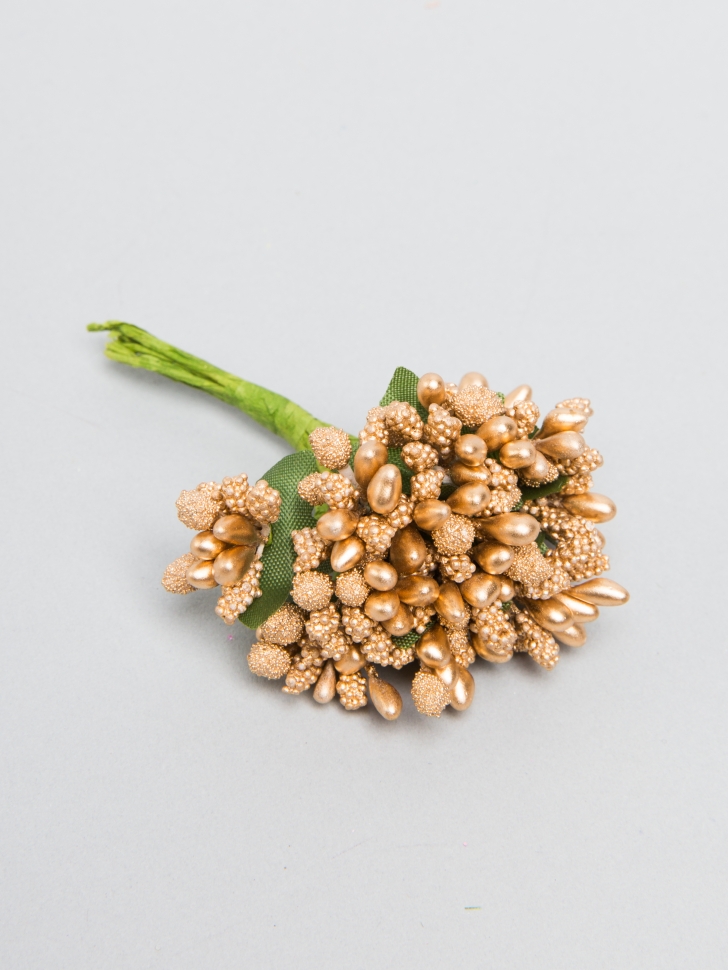 Тычинки для искусственных цветов К 12шт. золото