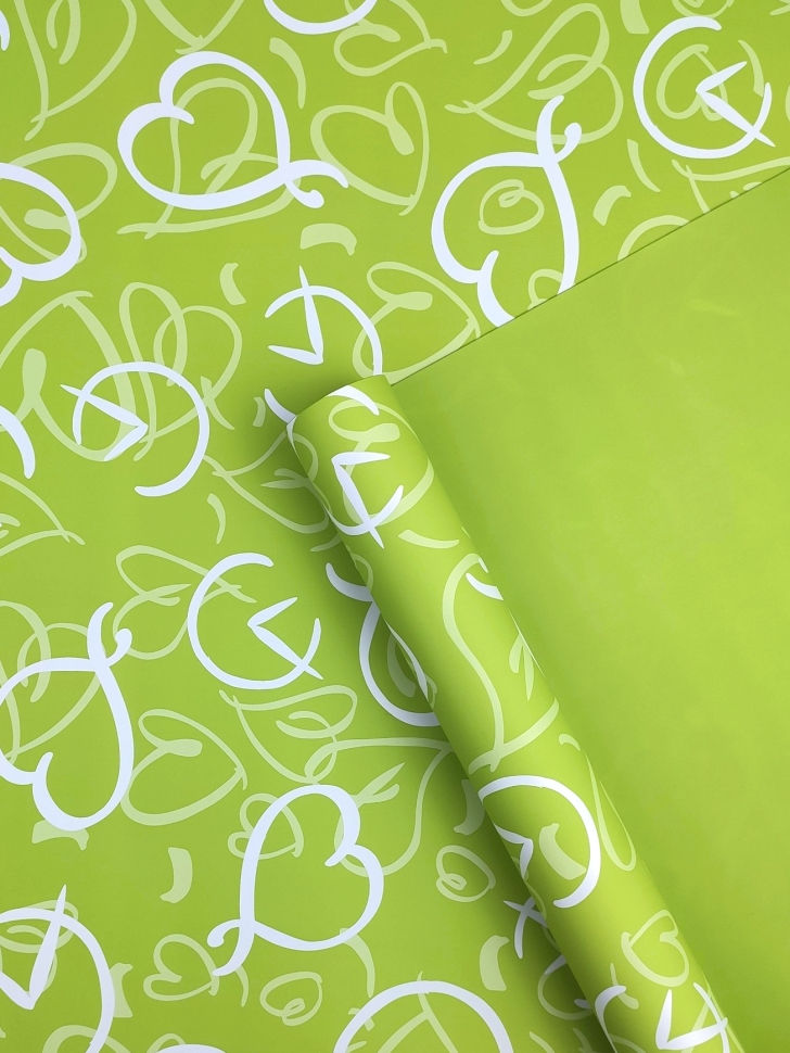 Пленка матовая 65мкм 58см х 10м Время любви матча Пленка матовая 65мкм 58см х 10м Время любви матча