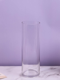 Ваза стекло Трубка H30 D10см К