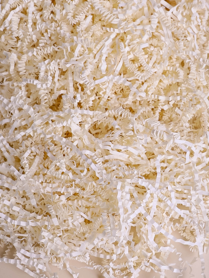 Наполнитель флористический бумажный 100г ванильный Наполнитель флористический бумажный 100г ванильный