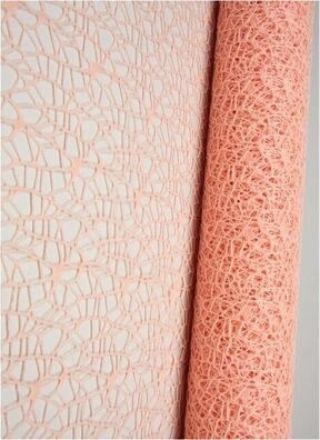 Сетка ажурная 50см х 5ярд персиковый