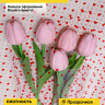 Пленка цветная Мелкие сердца 70см красный Пленка цветная Мелкие сердца 70см красный