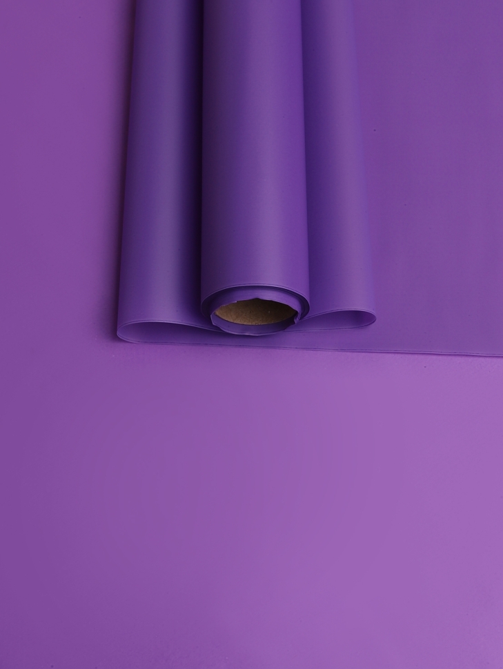 Пленка матовая 60см х 10м  на втулке фиолетовый
