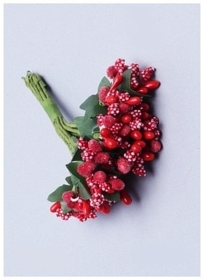 Тычинки для искусственных цветов К 12шт. красный Тычинки для искусственных цветов К 12шт. красный