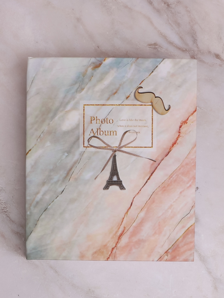 Фотоальбом 10х15см K-19268 40 фото зеленый,оранжевый кат 2