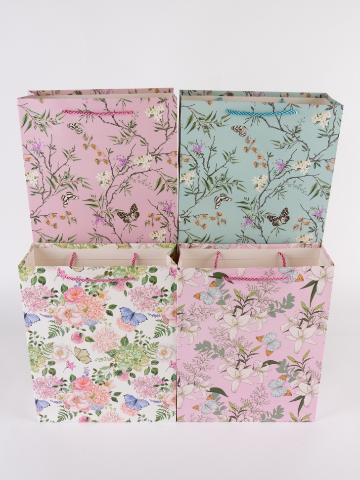 Сумочка Цветы 388-003 31х40x12см микс