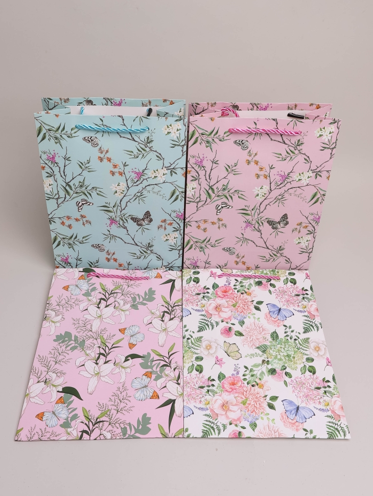 Сумочка Цветы 388-003 31х40x12см микс