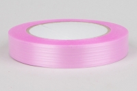 Лента простая 2/50 итальянское тиснение РД ярко-розовая