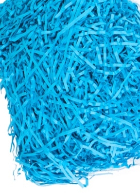 Наполнитель флористический бумажный 50г синий Наполнитель флористический бумажный 50г синий