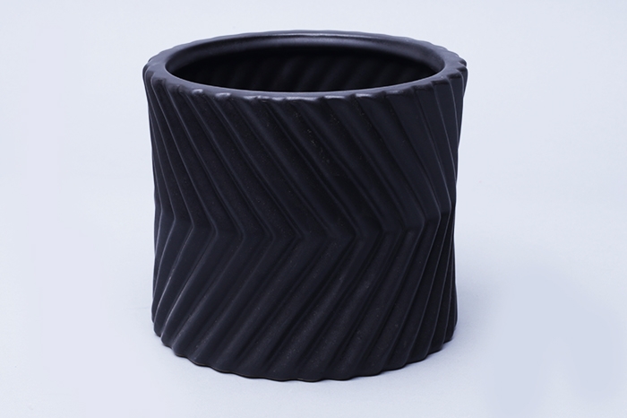 Кашпо керамика 14х14x12,5см E1-2 черный УЦЕНКА Кашпо керамика 14х14x12,5см E1-2 черный УЦЕНКА