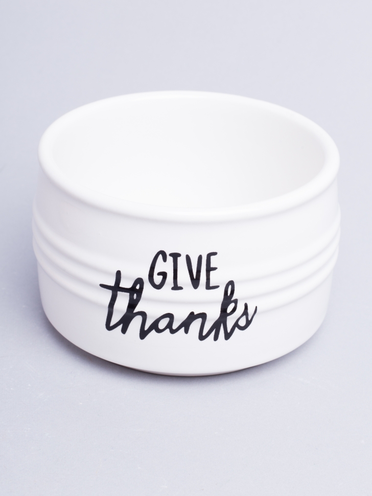Кашпо керамика 10х10х6,5см Give thanks белый Кашпо керамика 10х10х6,5см Give thanks белый