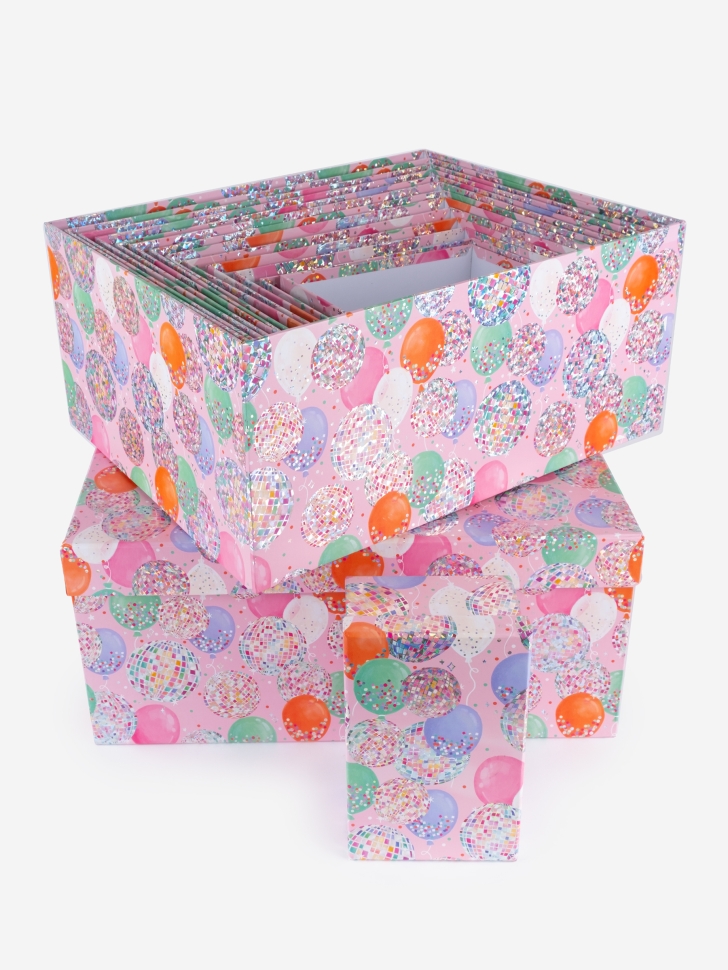 Коробка прямоугольник набор из 15шт 53х42х23см K132