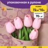 Бумага крафт 70г/м2. 72см х10м вьюнок полевой сиреневый Бумага крафт 70г/м2. 72см х10м вьюнок полевой сиреневый