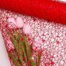 Сетка ажурная 50см х 5ярд красный