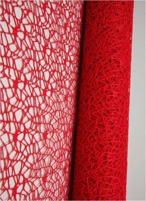 Сетка ажурная 50см х 5ярд красный