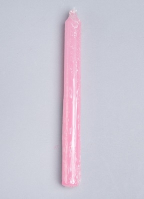 Свеча столовая 18х170мм пастель розовый Свеча столовая 18х170мм пастель розовый