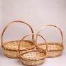 Корзина плетеная (ива) 3шт D48х41xH16х42см YMQL-215303 S/3 Корзина плетеная (ива) 3шт D48х41xH16х42см YMQL-215303 S/3