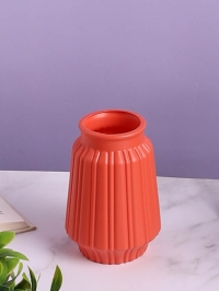 Ваза пластиковая H12,3 х D4,8х6см AS3543 оранжевый