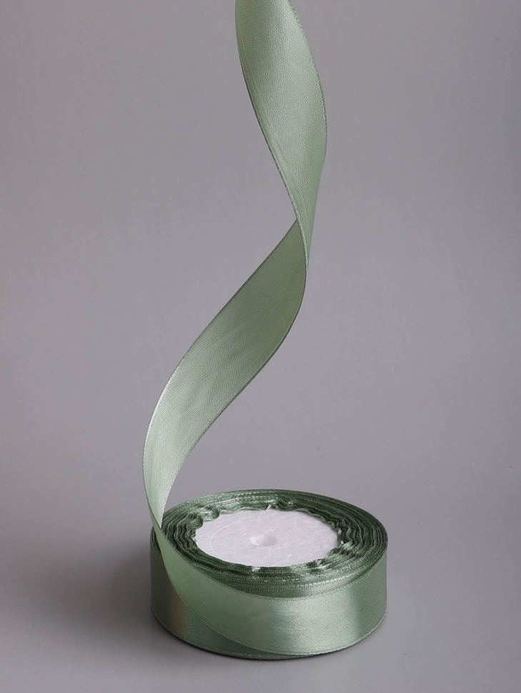 Лента атласная 25мм х 25 ярд JD фисташковый Лента атласная 25мм х 25 ярд JD фисташковый