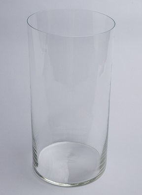 Ваза стекло Трубка №2297, H40 D20см Ваза стекло Трубка №2297, H40 D20см
