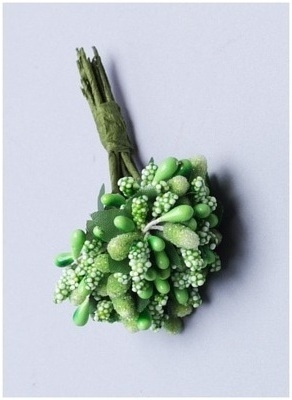 Тычинки для искусственных цветов К 12шт. салатовый Тычинки для искусственных цветов К 12шт. салатовый