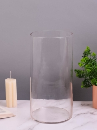 Ваза стекло Трубка H30 D15см К