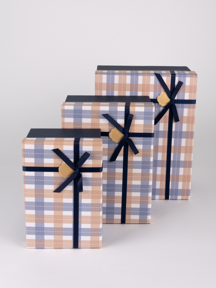 Коробка прямоугольник набор из 3шт 29х22х13см K234 Коробка прямоугольник набор из 3шт 29х22х13см K234