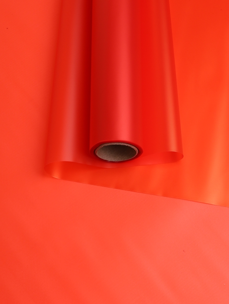 Пленка матовая 60см х 10м на втулке красный Пленка матовая 60см х 10м на втулке красный