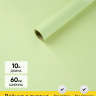 Пленка матовая 60см х 10м  на втулке фисташковый пастель