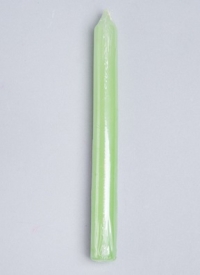 Свеча столовая 18х170мм  пастель салатовый