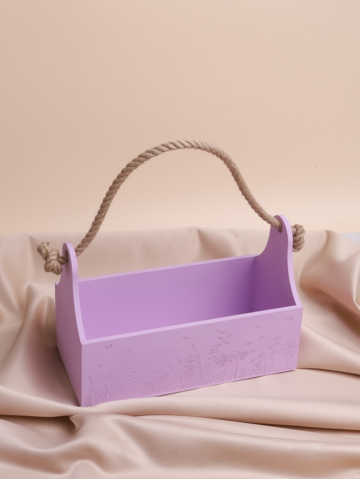 Ящик Ботаника H24,5/8.3х24,5х12,5см № 1сиреневый