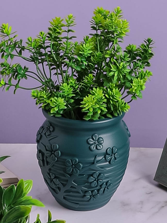 Ваза пластиковая H12,6 х D10,3х7см AS3545 синий Ваза пластиковая H12,6 х D10,3х7см AS3545 синий