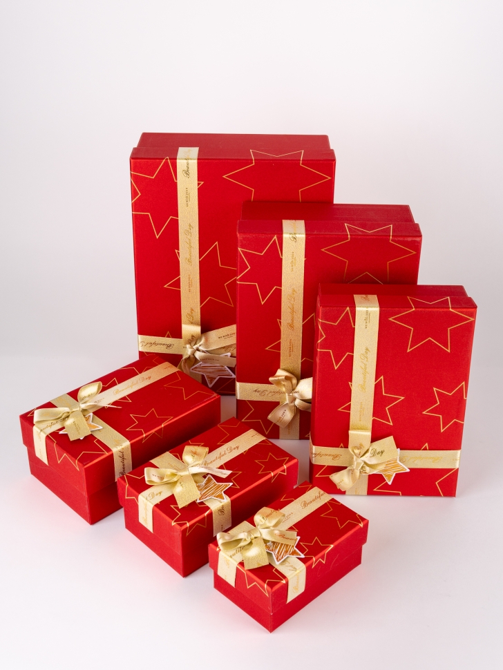 Коробка прямоугольник набор из 6шт 33,5х25х11,5см K236 Коробка прямоугольник набор из 6шт 33,5х25х11,5см K236