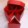 Коробка Тортик, набор из 6 частей 29,5х15, Красная YH023-6 Коробка Тортик, набор из 6 частей 29,5х15, Красная YH023-6