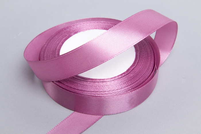 Лента атласная 20мм х 25ярд  JD брусничный