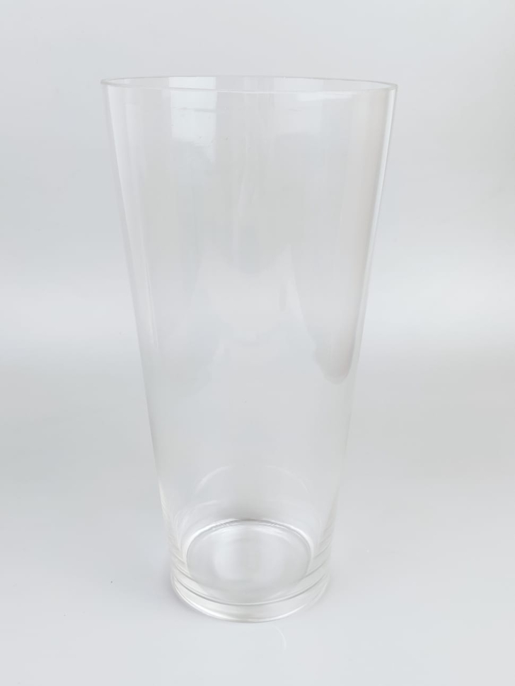 Ваза стекло Коническая H30 D15см К 178