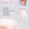 Лента атласная 20мм х 25ярд  JD персиковый пастель