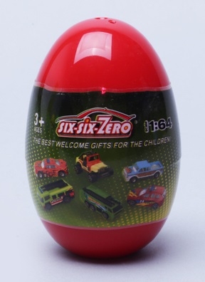 Игрушка в яйце машина 660-A212 красный