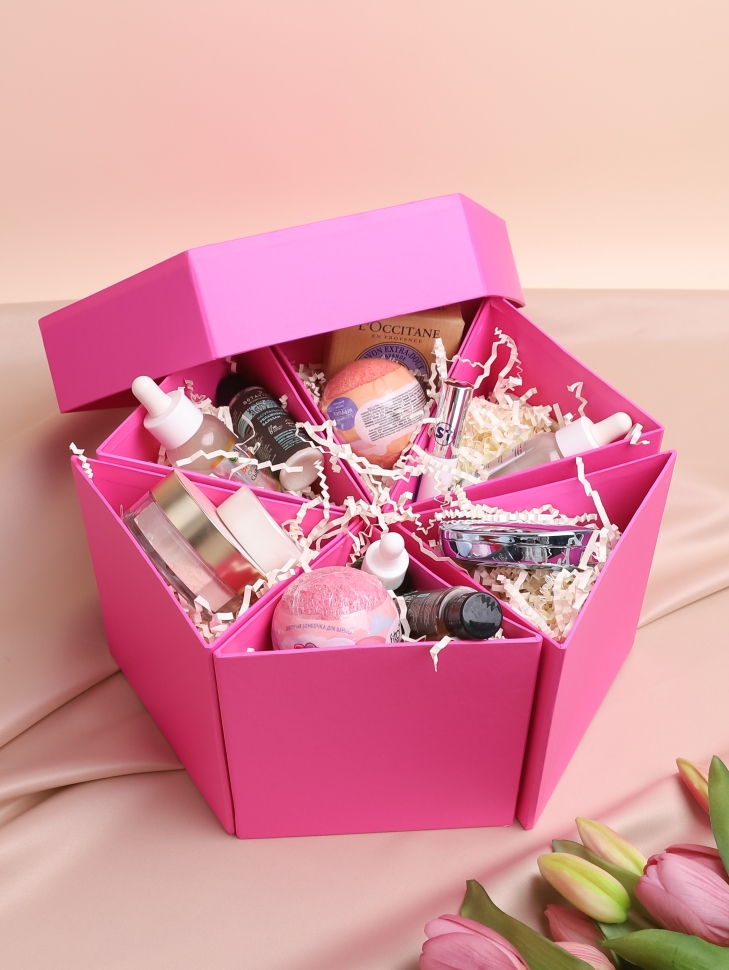 Коробка Тортик, набор из 6 частей 29,5х15, Фиолетовая YH023-2 Коробка Тортик, набор из 6 частей 29,5х15, Фиолетовая YH023-2